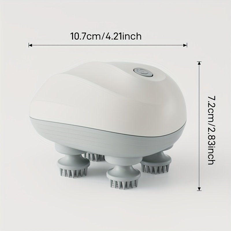 Masajeador Inteligente de Cuero Cabelludo con Cabeza Rascadora para Mascotas y Dispositivo Eléctrico Mini para Estimulación Meridiana
